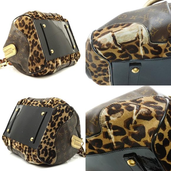 Auth Louis Vuitton Stephen Leopard Bag #4123L11 - Picture 14 of 15